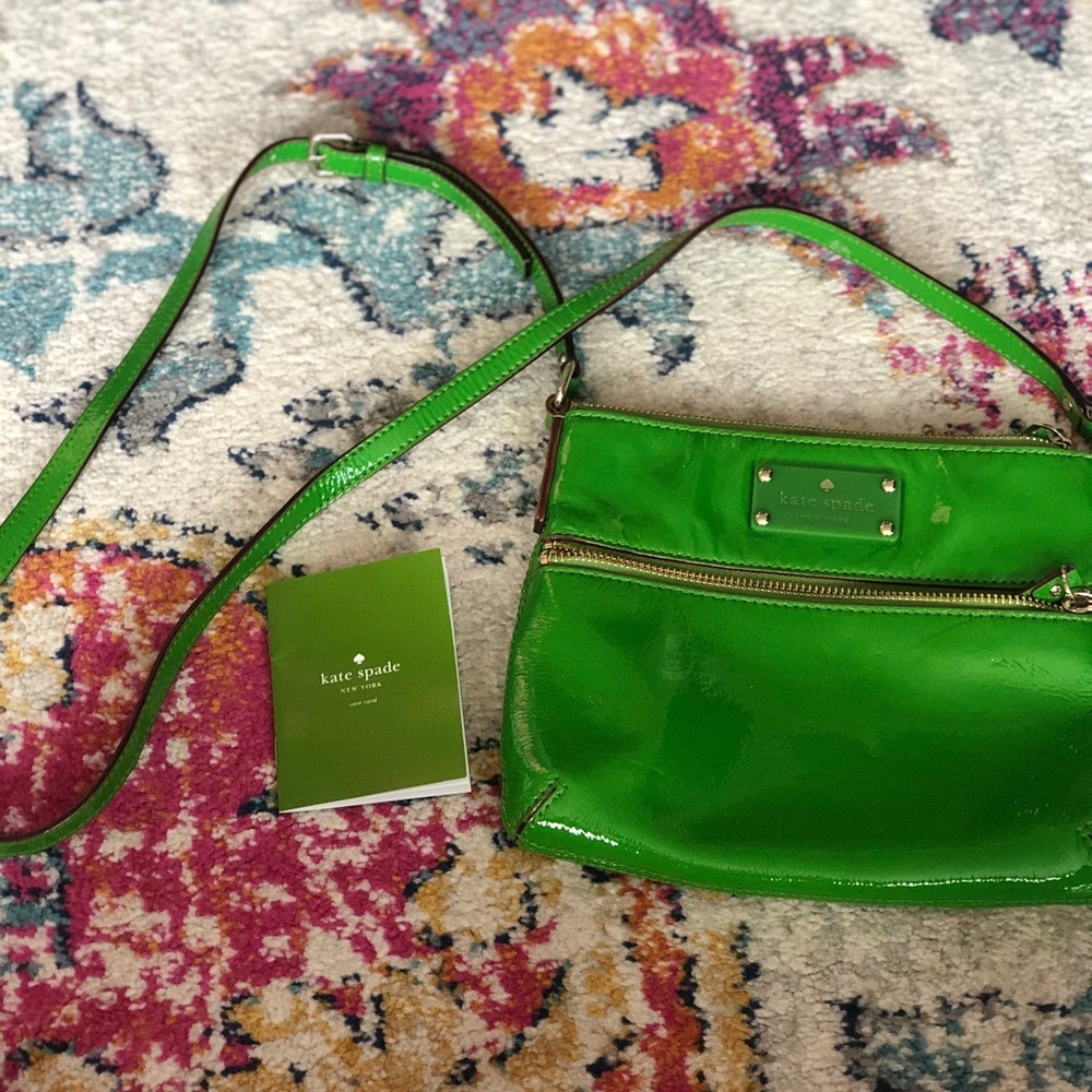 Kate Spade Green Shoulder Purse